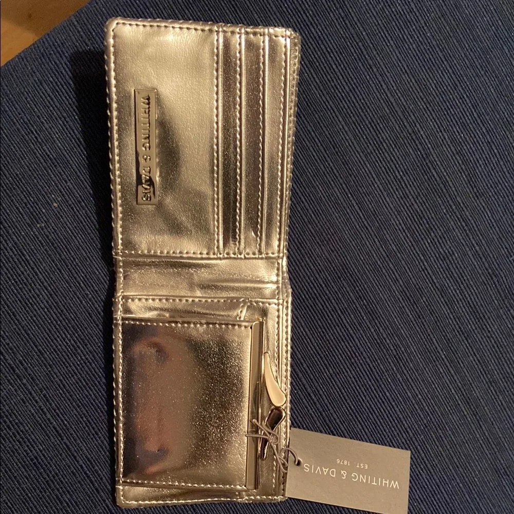 Whiting & Davis Silver Wallet Elegant Mesh Design - Picture 4 of 7